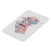 Magnet Flexible Art Word Australie (Côté Gauche)