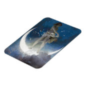 Magnet Flexible Artemis Moon Goddess Scattering Night Stars (Côté Gauche)