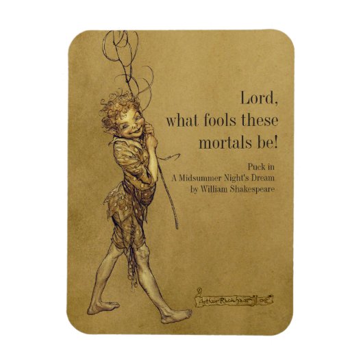 Magnet Flexible Arthur Rackham Puck Lord ce qui est idiot CC0951 F (Vertical)
