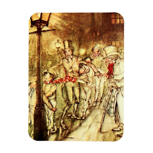 Magnet Flexible Arthur Rackham - Un Carol de Noël - Rue (Vertical)