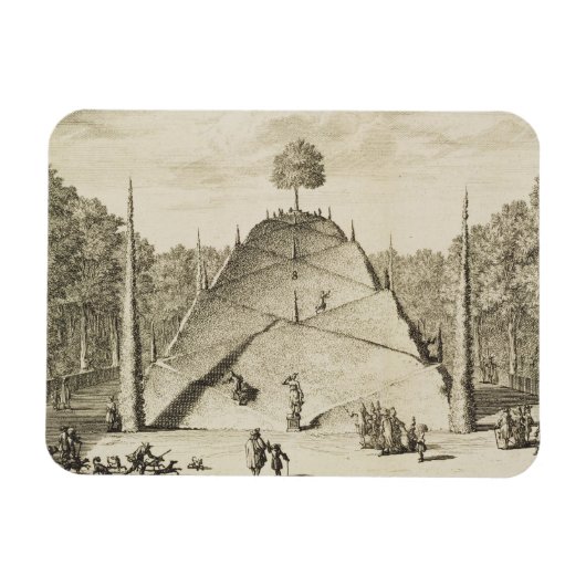 Magnet Flexible Artificial Mount Parnassus, engravé par Johannes V (Horizontal)