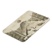 Magnet Flexible Artificial Mount Parnassus, engravé par Johannes V (Côté Gauche)