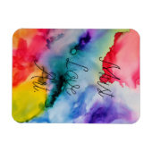 Magnet Flexible Artisan Creative Splashes de l'aquarelle (Horizontal)