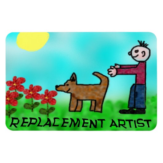 Magnet Flexible Artiste de remplacement (Horizontal)