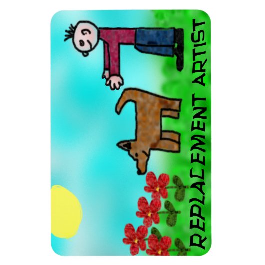 Magnet Flexible Artiste de remplacement (Vertical)