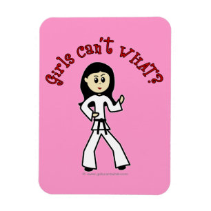 Magnet Flexible Artiste martiale de petite fille