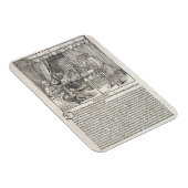 Magnet Flexible Artiste utilisant la machine à dessin de Durer pou (Côté Droit)