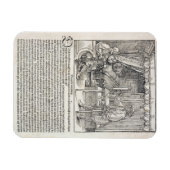 Magnet Flexible Artiste utilisant la machine à dessin de Durer pou (Horizontal)