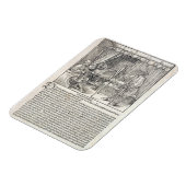 Magnet Flexible Artiste utilisant la machine à dessin de Durer pou (Côté Gauche)
