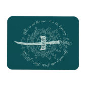 Magnet Flexible ARWEN™ Elven Sword Quote (Horizontal)