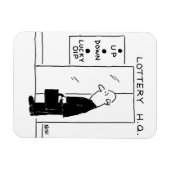 Magnet Flexible Ascenseur ou ascenseur dans une caricature du sièg (Horizontal)