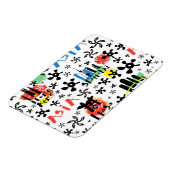 Magnet Flexible Asia | Pattern (Côté Gauche)