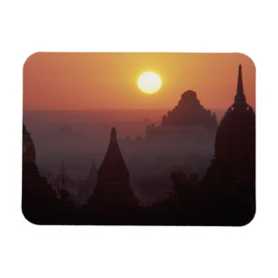 Magnet Flexible Asie, Birmanie, (Myanmar), Pagan (Bagan) Le temple
