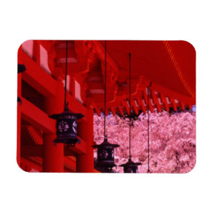 Magnet Flexible Asie, Japon, Kyoto, sanctuaire Heian au printemps.