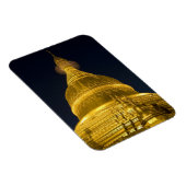 Magnet Flexible Asie, Mayanmar, Yangon, temple bouddhiste à (Côté Droit)