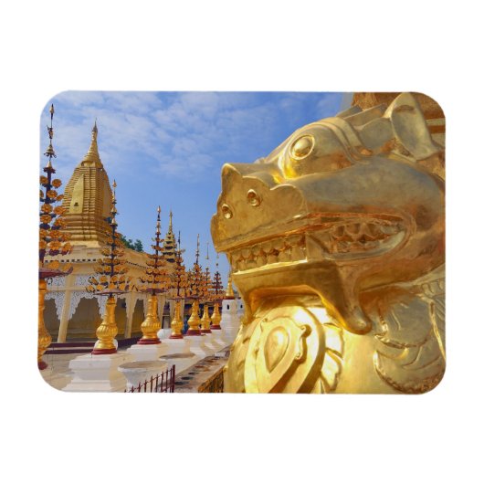 Magnet Flexible Asie, Myanmar (Birmanie), Bagan (païen). Shwe 4 (Horizontal)