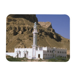 Magnet Flexible Asie, Yémen, Tarim. Mosquée blanche.