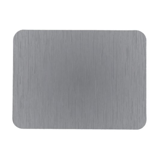 Magnet Flexible Aspect métallique argenté (Horizontal)