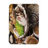 Magnet Flexible Assiette de biscuits de Noël frais (Vertical)