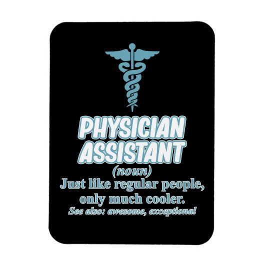Magnet Flexible Assistant physique PA Étudiants médicaux (Vertical)