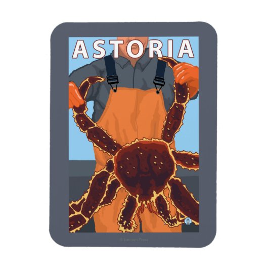 Magnet Flexible Astoria, OregonKing Crab (Vertical)