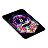 Magnet Flexible Astronaut BITCOIN-Crypto (Côté Droit)