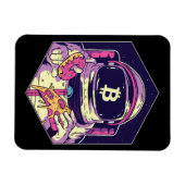 Magnet Flexible Astronaut BITCOIN-Crypto (Horizontal)