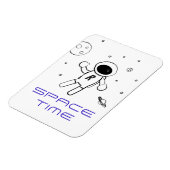 Magnet Flexible Astronaute dans l'espace - Dessin en noir et blanc (Côté Gauche)