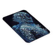 Magnet Flexible Astronaute floral givré (Côté Droit)