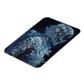 Magnet Flexible Astronaute floral givré (Côté Gauche)