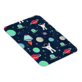 Magnet Flexible Astronautes Planètes Fusées et Aliens (Côté Droit)