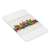 Magnet Flexible Asuncion Paraguay Skyline (Côté Droit)