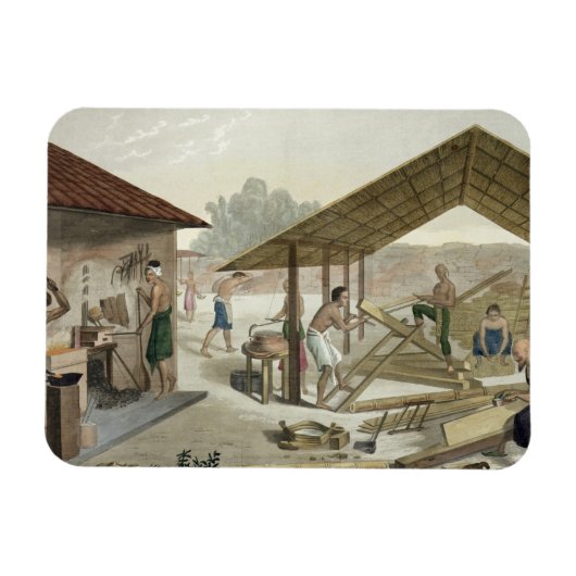 Magnet Flexible Atelier de menuiserie à Kupang, Timor, plaque 6 de (Horizontal)