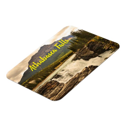 Magnet Flexible Athabasca Falls Canada stylisé (Côté Gauche)