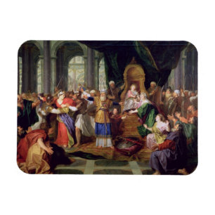 Magnet Flexible Athaliah a expulsé du temple, c.1697 (huile dessu