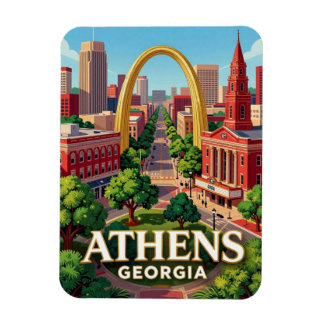 Magnet Flexible Athènes Georgia Voyage Ville Universitaire 🎓