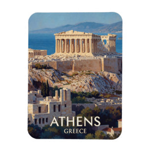 Magnet Flexible Athènes Grèce Acropole Phenon Voyage