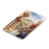 Magnet Flexible Athènes Grèce aquarelle (Côté Gauche)