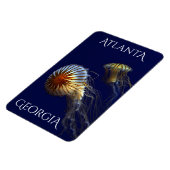 Magnet Flexible Atlanta Georgia Curious Jellfish (Côté Gauche)