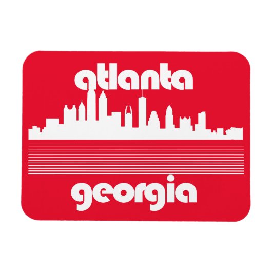 Magnet Flexible Atlanta Géorgie (Horizontal)