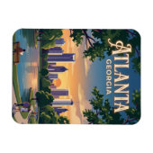 Magnet Flexible Atlanta Géorgie (Horizontal)