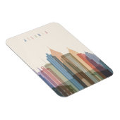 Magnet Flexible Atlanta, Géorgie | Skyline (Côté Droit)