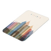 Magnet Flexible Atlanta, Géorgie | Skyline (Côté Gauche)