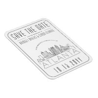 Atlanta, Mariage | Skyline stylisée Enregistrer la
