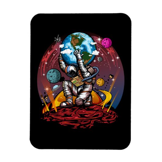 Magnet Flexible Atlas Space Man (Vertical)