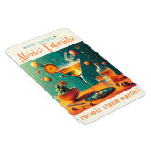 Magnet Flexible Atomic Futuristic Cosmic Storm Martini (Côté Droit)