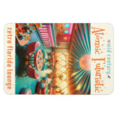 Magnet Flexible Atomic Futuristic Retro Florida Lounge (Horizontal)