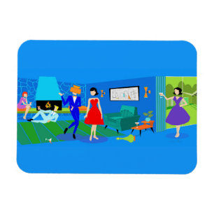 Magnet Flexible Atomique Palm Springs Cocktail Party Flexible Phot