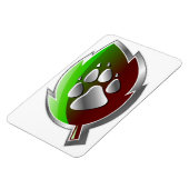 Magnet Flexible Attachement de voiture (grand : 4"x6") (Côté Gauche)