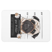 Magnet Flexible Attention au chien (Horizontal)